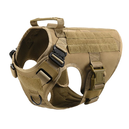 Tactical - Military Dog Harness and Leash Set for All Dog Breeds