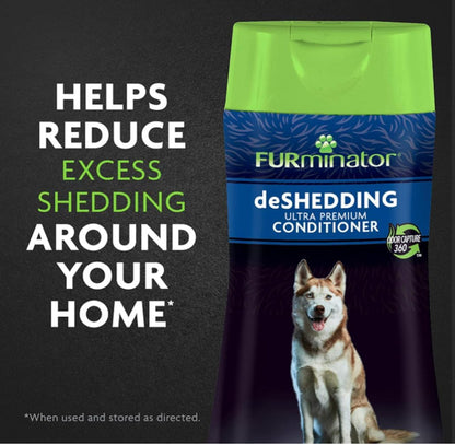 ® Deshedding Ultra Premium Shampoo & Conditioner Bundle. 16Oz.